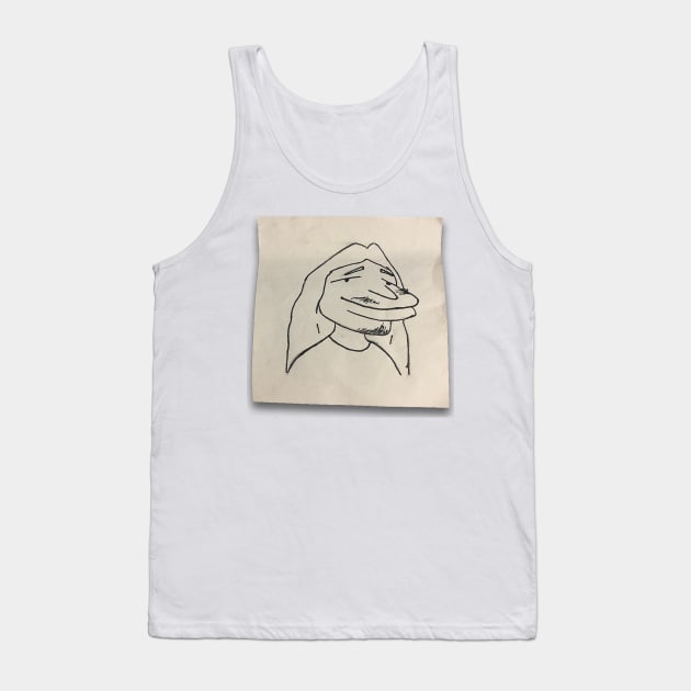 Sticky Note Brock Tank Top by BrockBrand